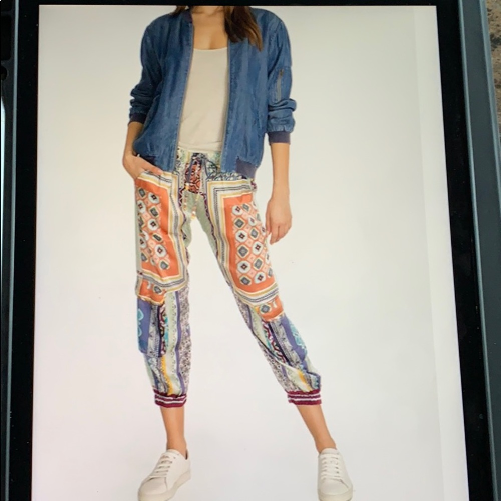 NWT Johnny Was Patchwork Pants Size Medium